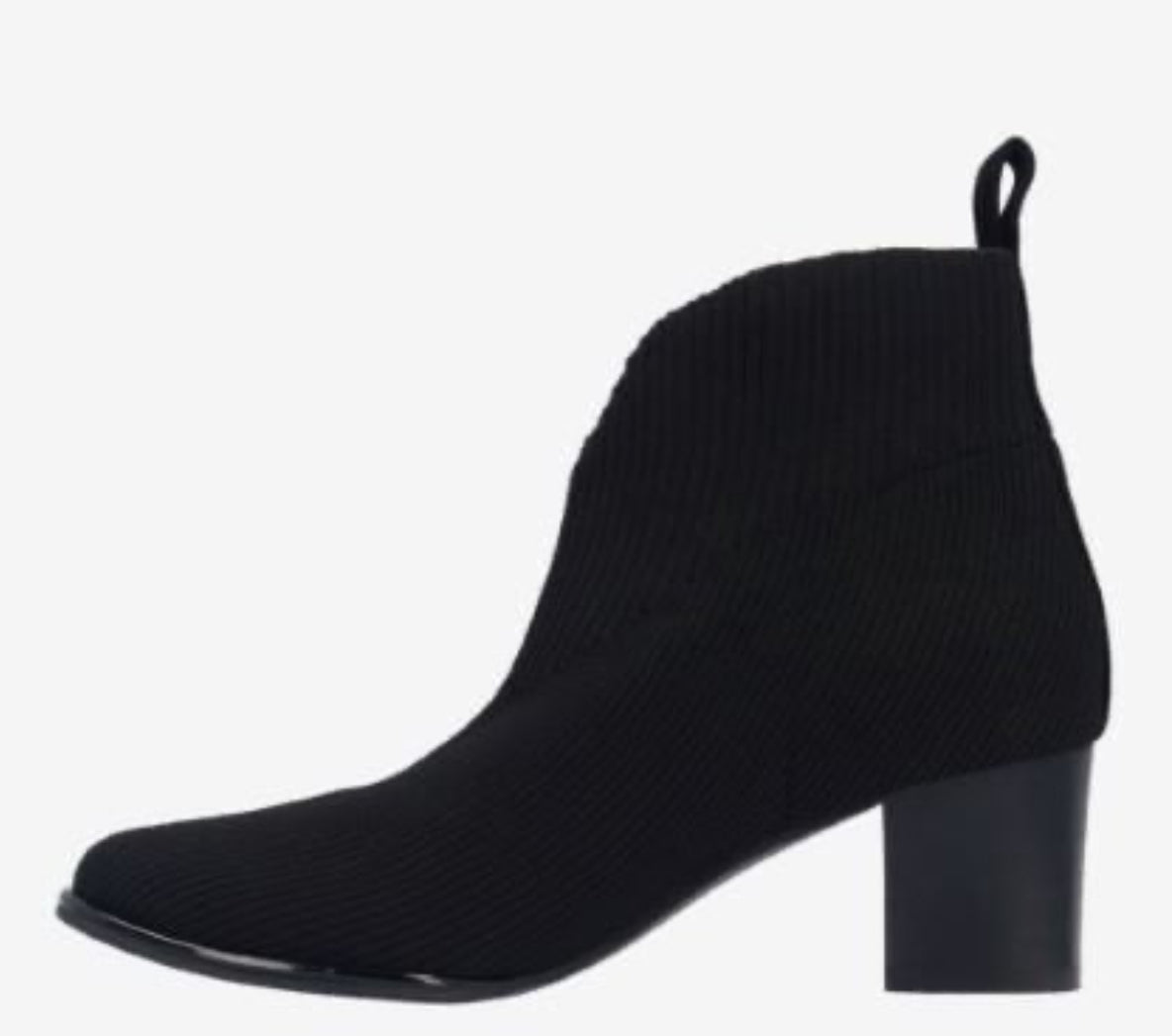 Phinn Stretch Knit Bootie-Black