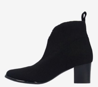Phinn Stretch Knit Bootie-Black