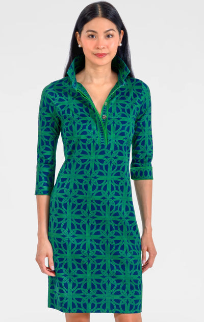 Everywhere Dress Ring Toss-Navy/Kelly