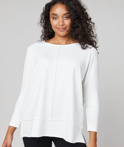 Dolman 3/4 Sleeve Top-Powder