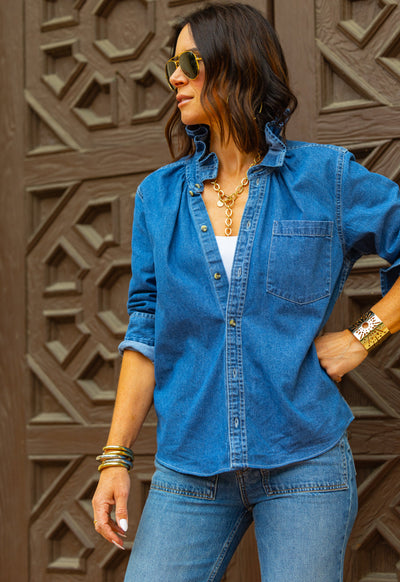 KMJ Quarantina Denim Top