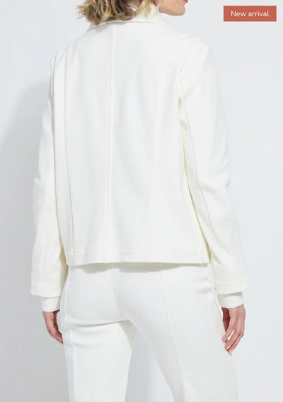 Maude Cropped Peacoat-Snow White