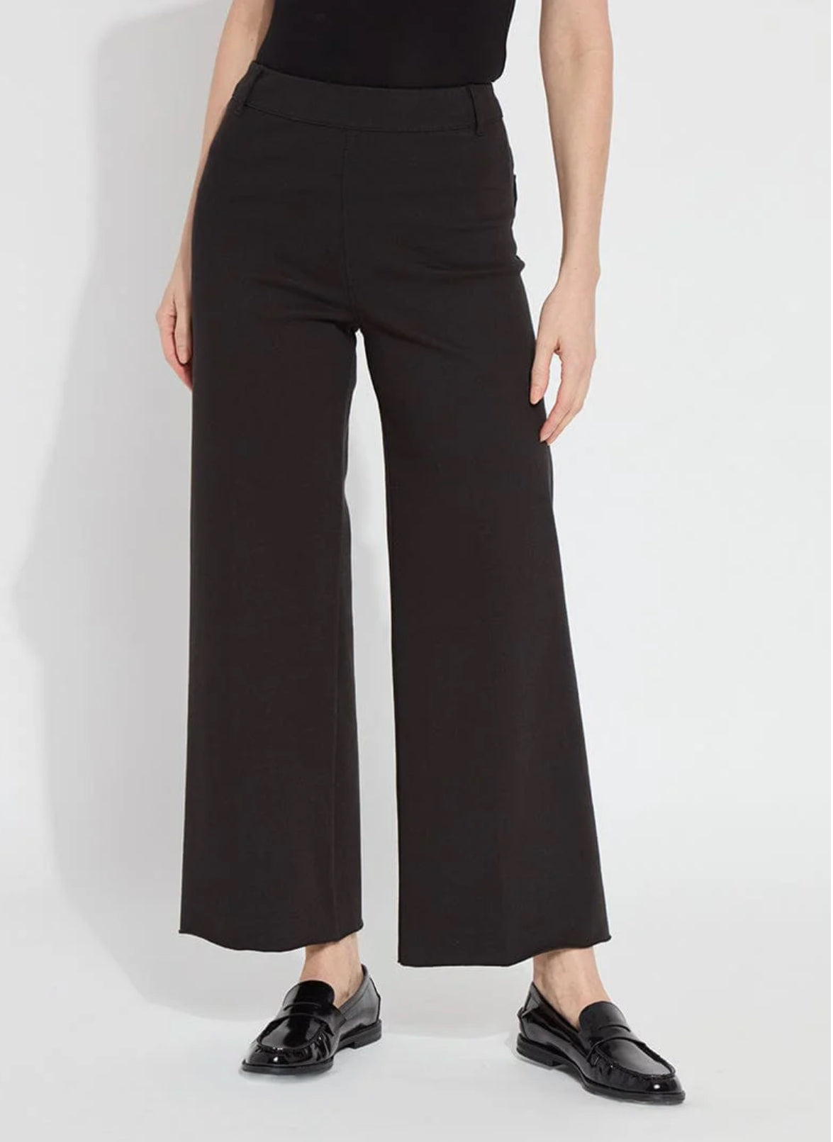 Erin Wide Leg Denim-Black