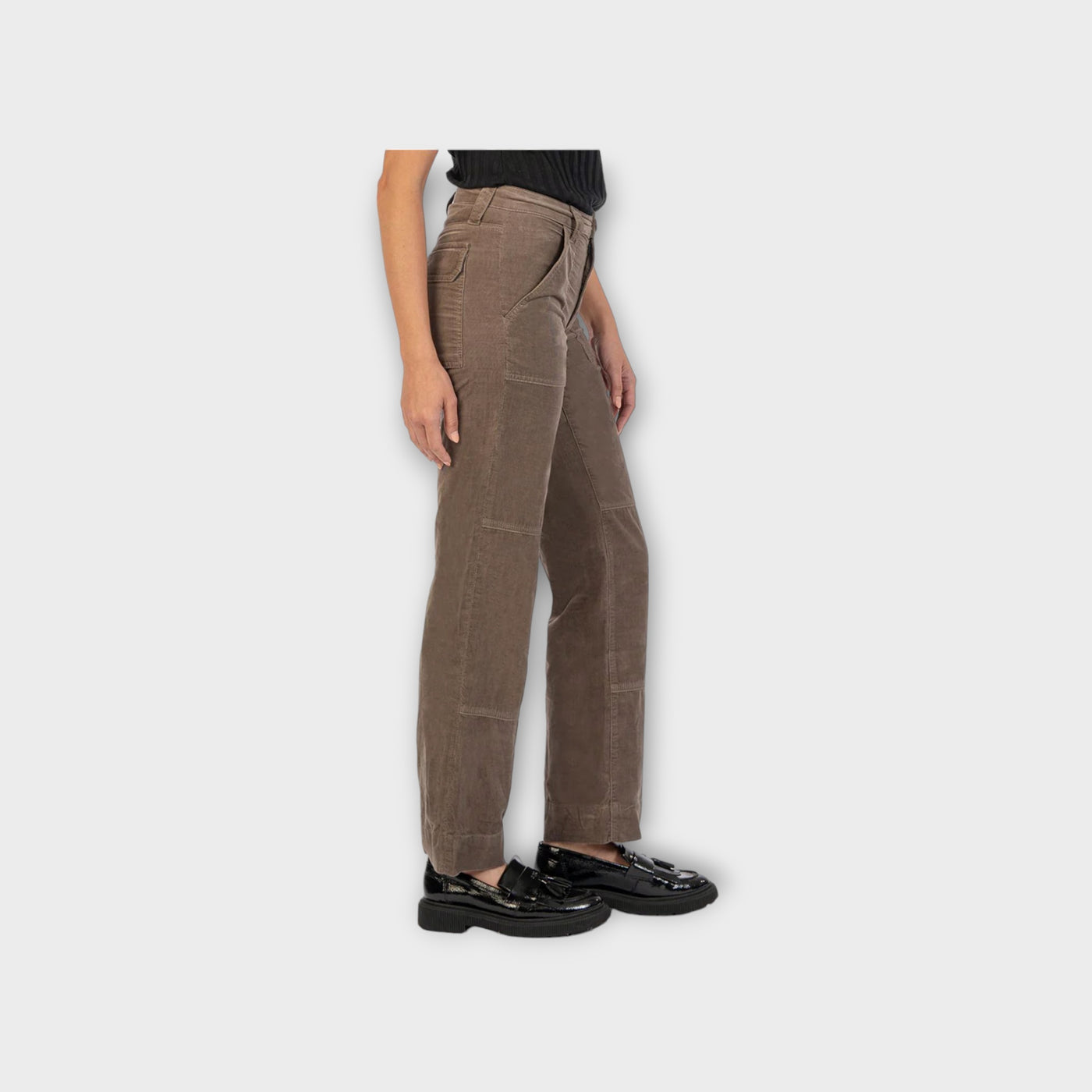 Elizabeth Corduroy Pant-Almond