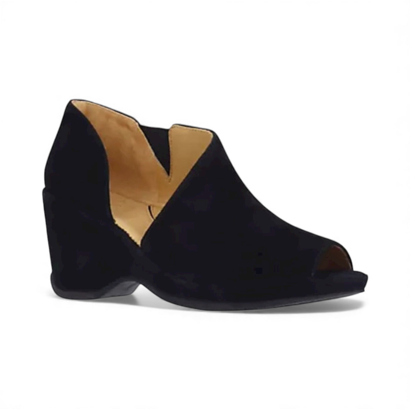 Oksana Suede Slip On-Black