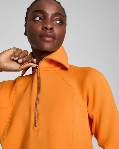 Air Essentials Half Zip Pullover-Monarch Orange