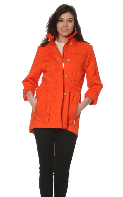 Anna Waterproof Jacket in Hermes Orange