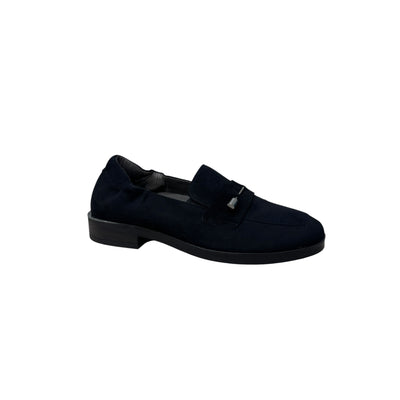 Gwen 8.35.55 Suede Loafer-Black