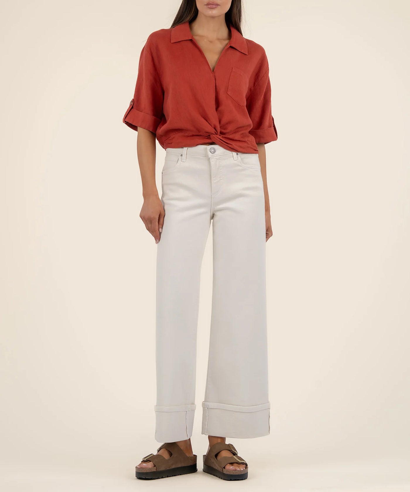 Rebel Knot Shirt Burnt Orange