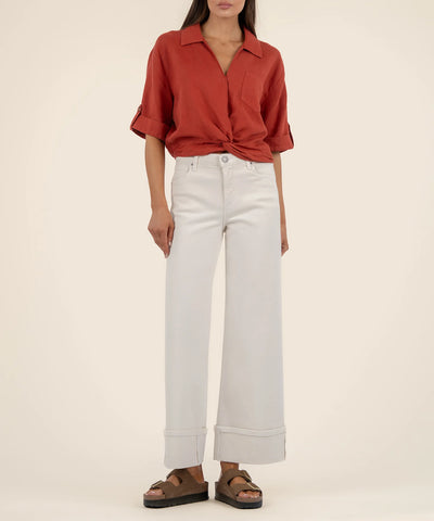 Rebel Knot Shirt Burnt Orange