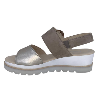 Gabor 44.645.62 Metallic/Suede Sandal