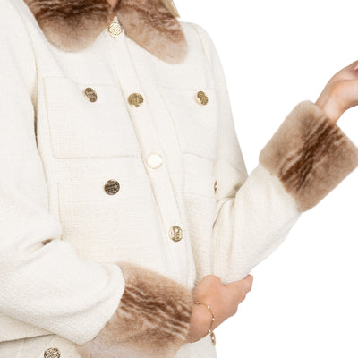 Lady Jacket Boucle-Winter White