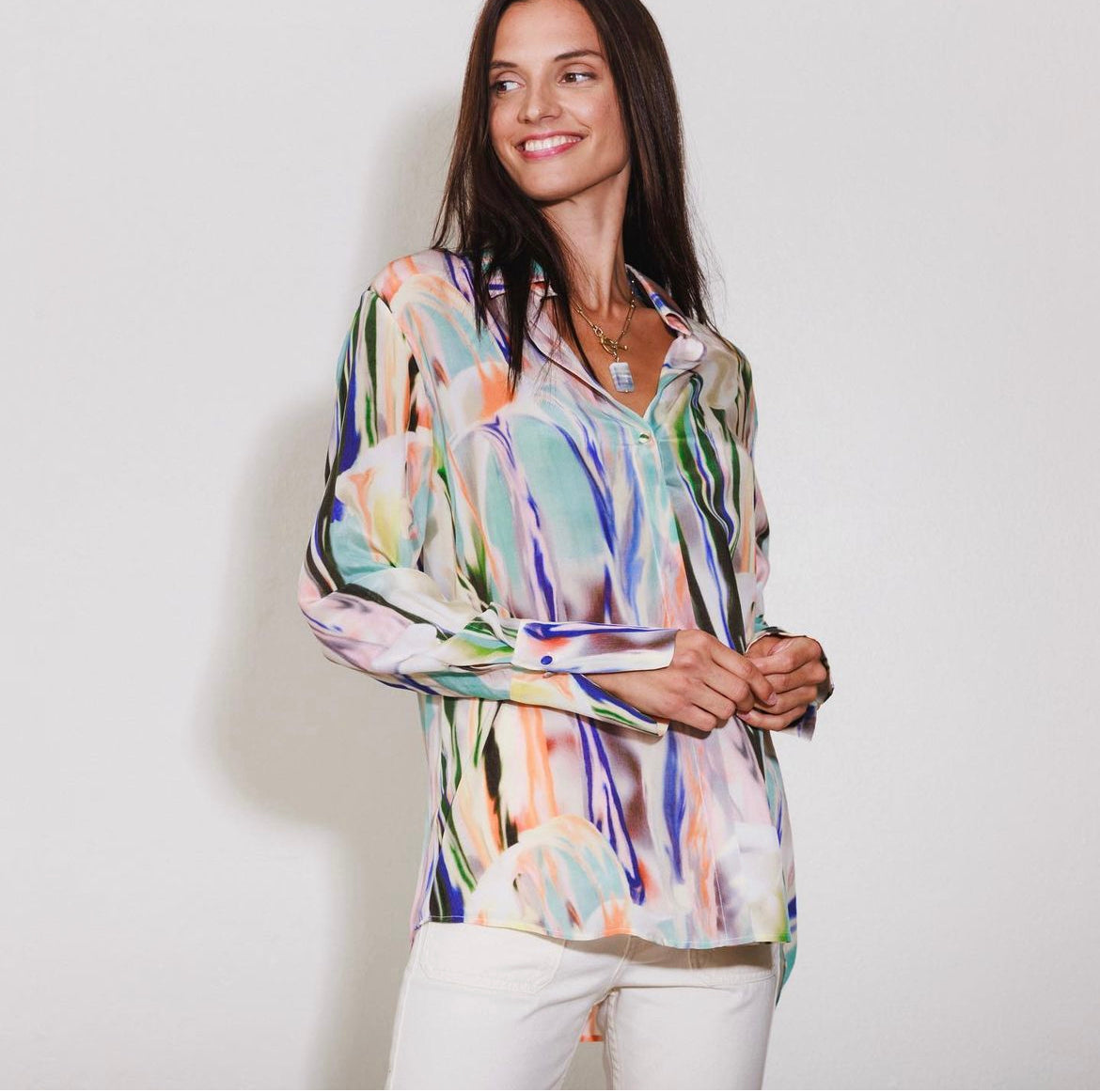 Daria in Abstract Orchid