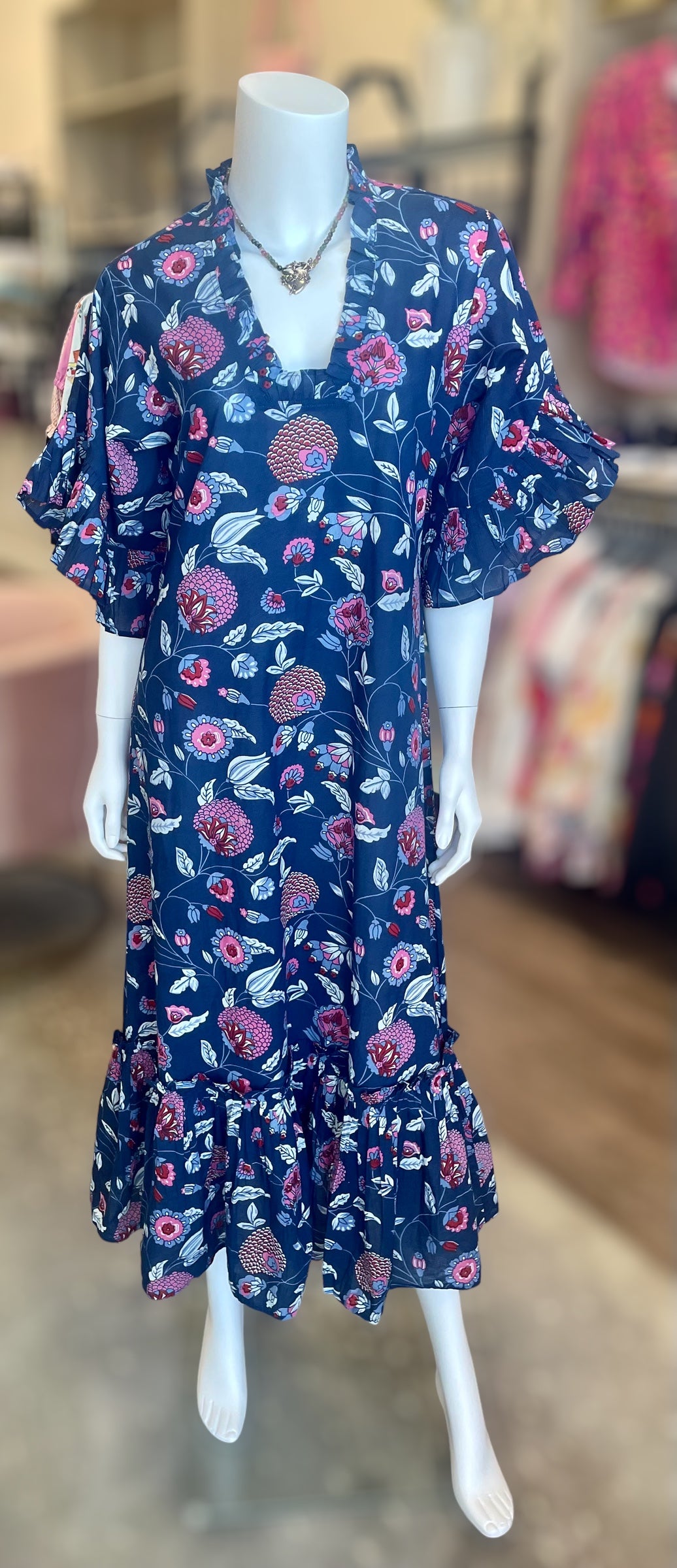 Soleil Dress in Indigo