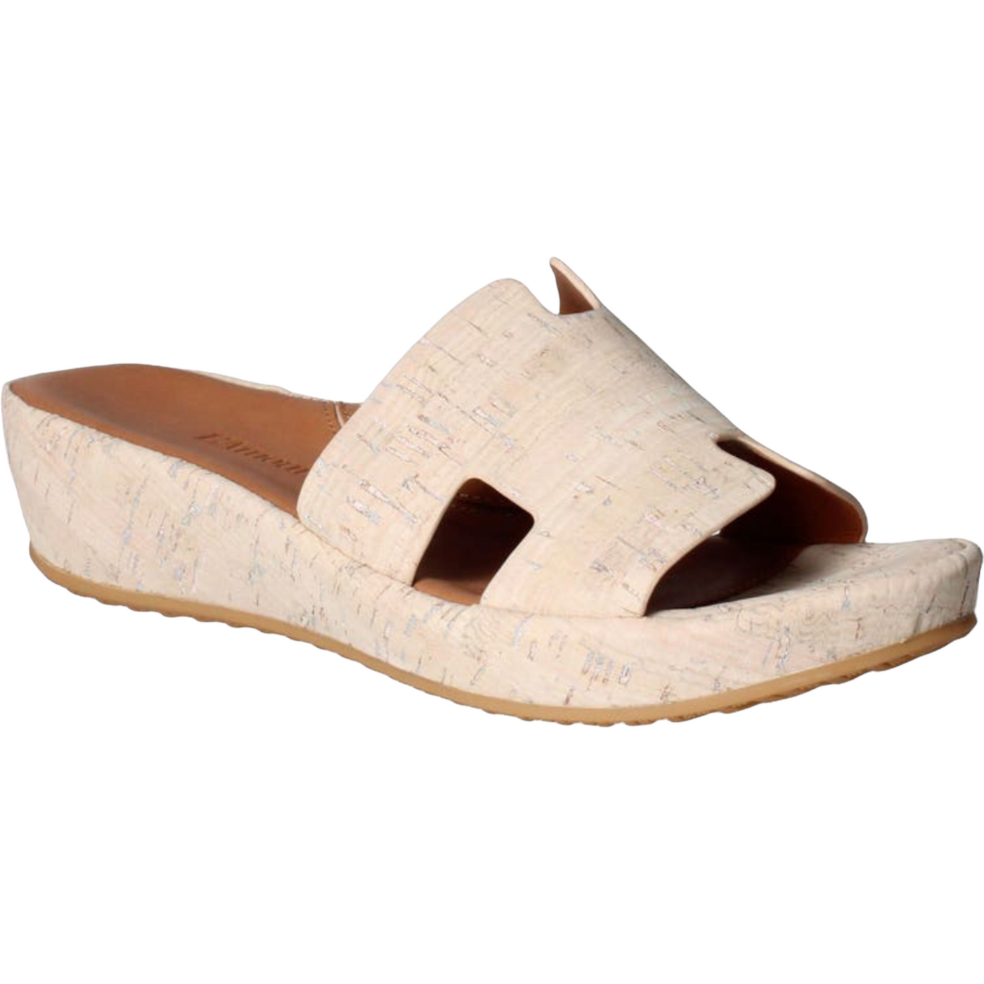 L'amour Des Pieds Catiana in White Wash Cork